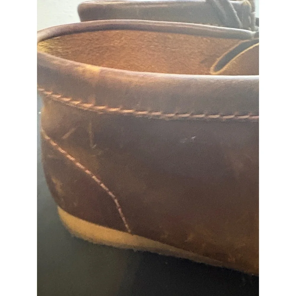 Clarks Originals Wallabee Boots Mens 7 Beeswax Leather Brown Crepe 261555137